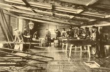 Nikolaevsk-on-Amur. Salting caviar, 1900. Creator: Unknown