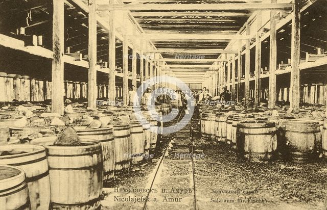 Nikolaevsk-on-Amur. Salting shed, 1900. Creator: Unknown.
