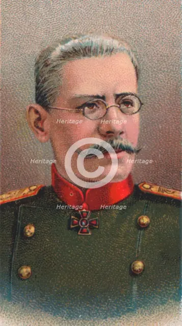 Nikolai Vladimirovich Ruzsky (1854-1918), Russian general of World War I, 1917 Artist: Unknown