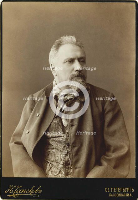 Nikolai Leskov, Russian author, 1888. Artist: Chesnokov