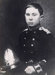 Nikolai Rimsky-Korsakov, Russian composer, as a naval cadet, 1856. Creator: Unknown