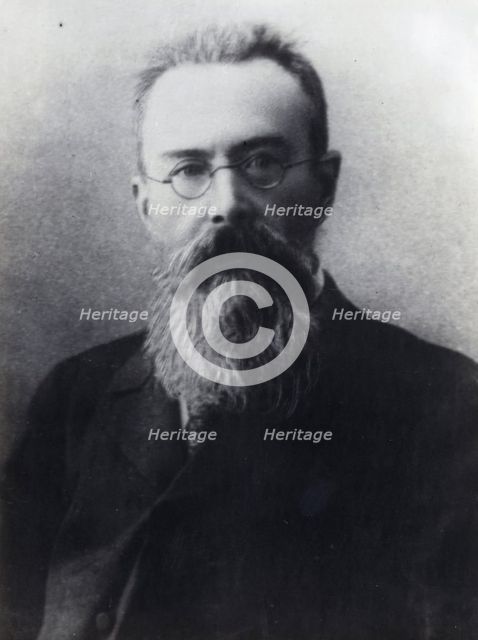 Nikolai Rimsky-Korsakov, Russian composer, c1890s(?). Creator: Unknown.