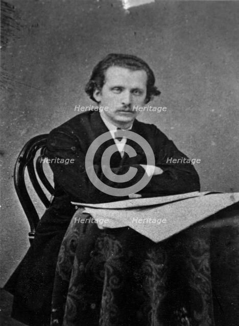 Nikolai Rubinstein, Russian pianist and composer, c1880-c1881. Artist: Unknown