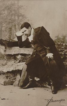 Nikolay Figner (1857-1918) as Lensky in opera Eugene Onegin by Pyotr Tchaikovsky, 1880s