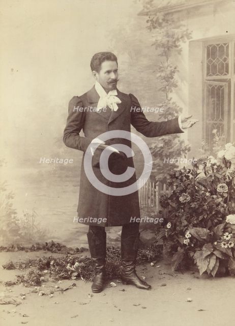 Nikolay Figner (1857-1918) as Lensky in opera Eugene Onegin by Pyotr Tchaikovsky, 1880s.