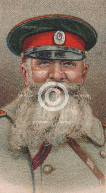 Nikolay Iudovich Ivanov (1851-1919), general in the Imperial Russian Army, 1917. Artist: Unknown