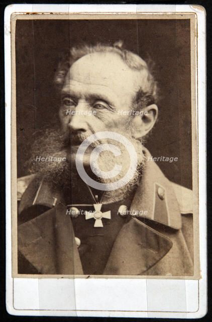 Nikolay Ivanovich Turgenev, Russian author, c1860-c1864. Artist: Unknown