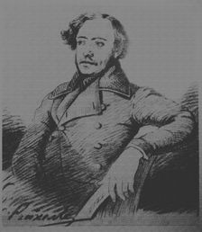 Nikolay Platonovich Ogarev (1813-1877), c. 1840. Artist: Reichel, Karl (1788-1857)