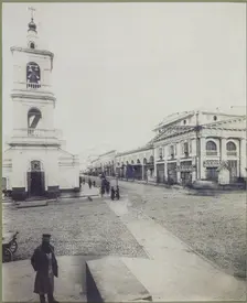 Nikolskaya Street in the Kitay-Gorod of Moscow, 1890s