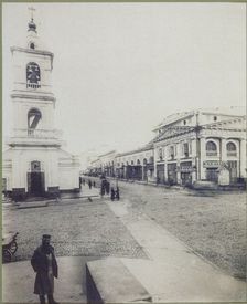 Nikolskaya Street in the Kitay-Gorod of Moscow, 1890s