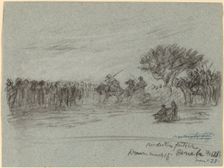 Nile Journey, Esneh, Egypt, 1890. Creator: Elihu Vedder