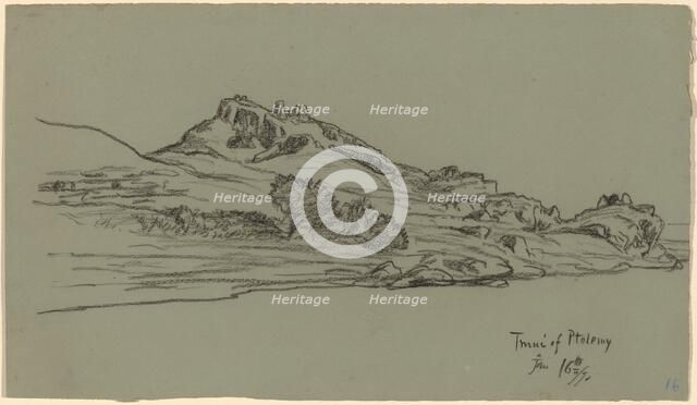 Nile Journey, Tmui of Ptolemy, 1890. Creator: Elihu Vedder.