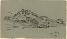 Nile Journey, Tmui of Ptolemy, 1890. Creator: Elihu Vedder