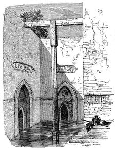 Nilometer on the island of Roda, Cairo, Egypt, c1895