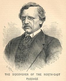 Nils Adolf Erik Nordenskiold (1832-1901), arctic explorer, 1893