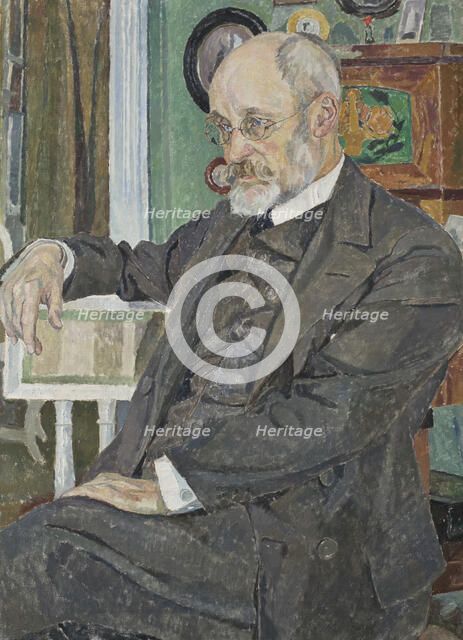 Nils Kreuger, 1858-1930, artist, 1924. Creator: Carl Wilhelmson.