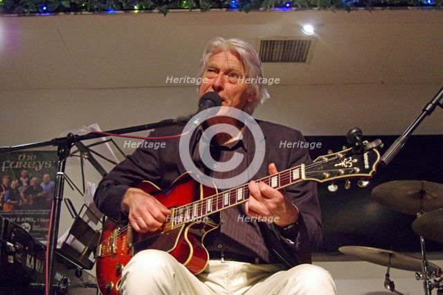Nils Solberg, East Grinstead Jazz Club, Apron Café, Chequer Mead Theatre, West Sussex, April 2025. Creator: Brian O'Connor.