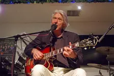 Nils Solberg, East Grinstead Jazz Club, Apron Café, Chequer Mead Theatre, West Sussex, April 2025. Creator: Brian O'Connor