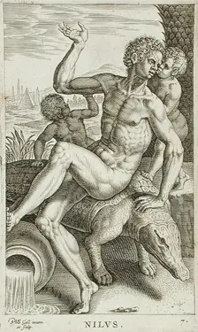 Nilus, 1586. Creator: Philip Galle
