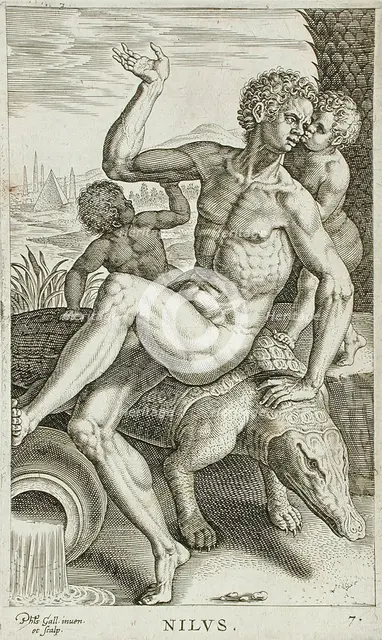 Nilus, 1586. Creator: Philip Galle.