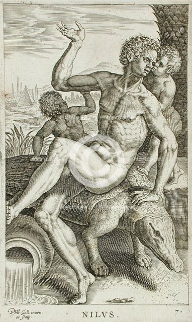 Nilus, 1586. Creator: Philip Galle.