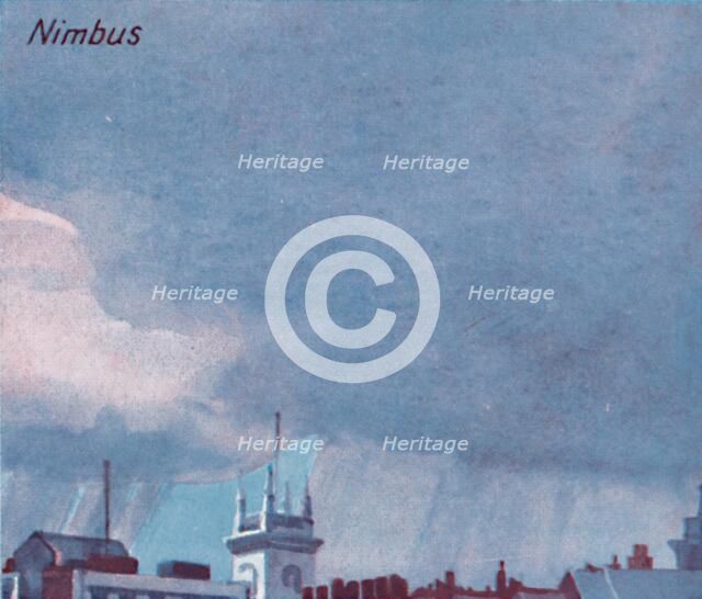 'Nimbus - A Dozen of the Principal Cloud Forms In The Sky', 1935. Artist: Unknown.