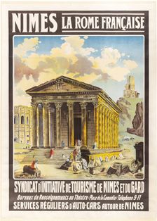 Nîmes la Rome Française. Creator: Granès, Jeanne (1870-1923)