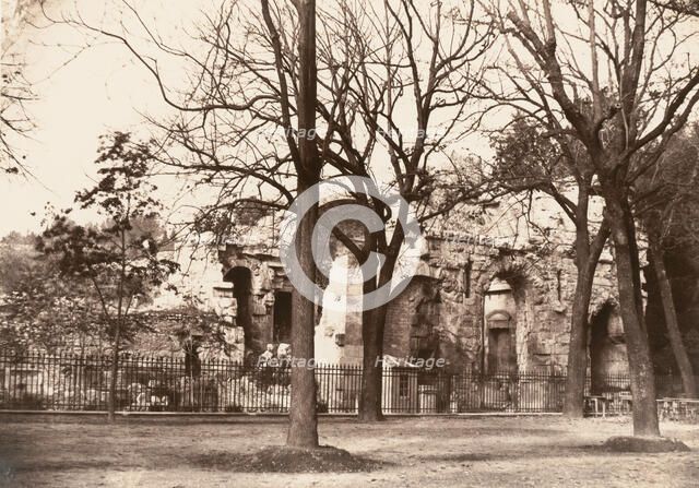 Nimes, Temple de Diane, ca. 1862. Creator: Edouard Baldus.