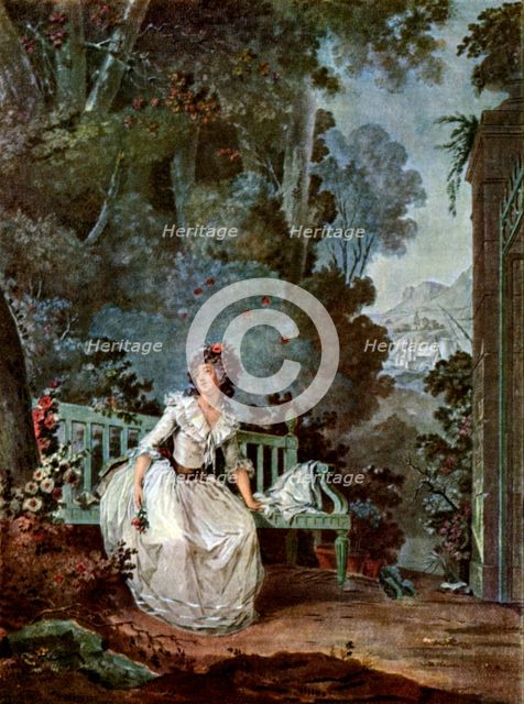 'Nina', 1787 (1931).Artist: Jean-François Janinet   