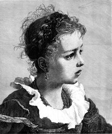 "Nina" - from a picture by A. Bonifazi, 1874. Creator: William Biscombe Gardner