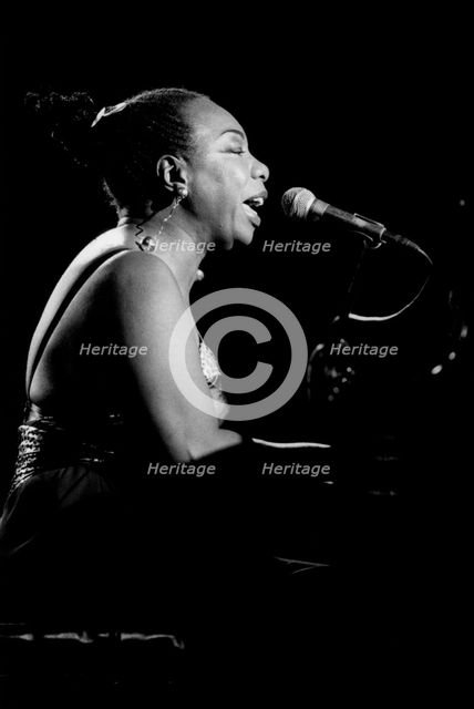Nina Simone, Maastricht Jazz Festival, 1992. Creator: Brian Foskett.