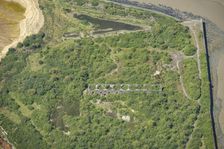 Nine Elms Works, a 19th century Portland cement works, Medway, 2024. Creator: Damian Grady