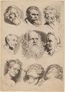 Nine Heads. Creator: Paulus Pontius