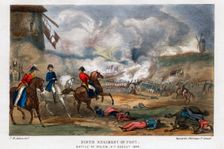 Ninth Regiment of Foot, Battle of Roleia, Portugal, 17th August 1808.Artist: Madeley