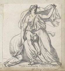 Niobe and Her Daughter, 1775/80. Creator: Jacques-Louis David