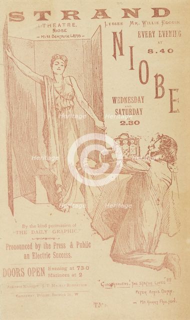 "Niobe" at the Strand Theatre, late 19th century. Creator: Unknown.