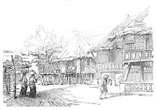 Nipa Houses at Manilla, 1857. Creator: Unknown