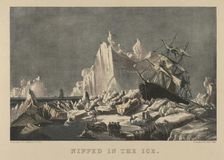 Nipped in the Ice, 1876-94., 1876-94. Creators: Nathaniel Currier, James Merritt Ives, Currier and Ives