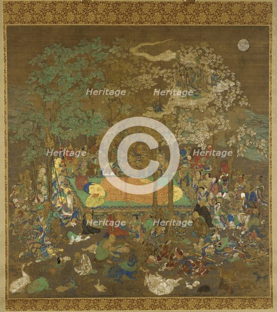Nirvana of the Buddha, Early 14th century. Artist: Anonymous  
