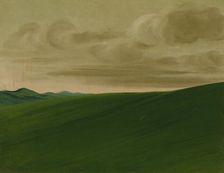 Nishnabottana Bluffs, Upper Missouri, 1832. Creator: George Catlin