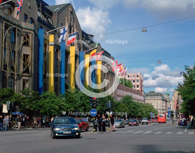 NK (Nordiska Kompaniet) department store, Hamngatan, Stockholm, Sweden. 