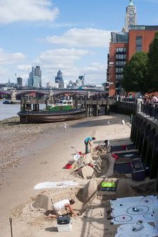 Nr Oxo Tower, London, England, 3/9/10. Creator: Ethel Davies