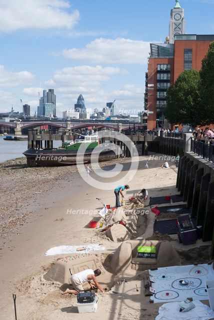 Nr Oxo Tower, London, England, 3/9/10.  Creator: Ethel Davies.