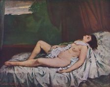Nu couché mid 19th century, (1937). Artist: Gustave Courbet