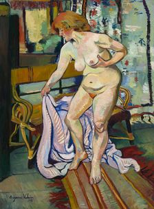 Nu à la draperie, 1921. Creator: Valadon, Suzanne (1865-1938)