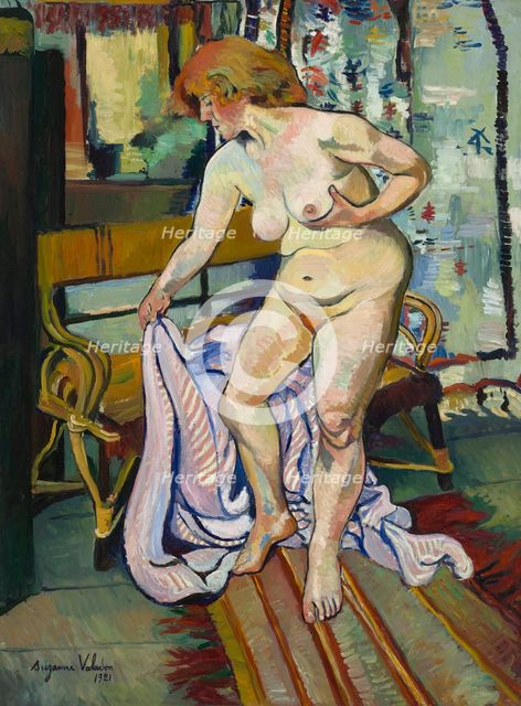 Nu à la draperie, 1921. Creator: Valadon, Suzanne (1865-1938).