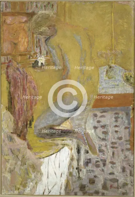 Nu de dos à la toilette (Nu jaune), 1934.