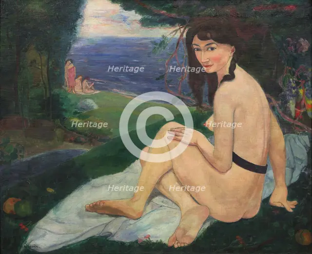 Nu de la comtesse d'Hauteroche, 1896. Creator: Seguin, Armand (1869-1903).