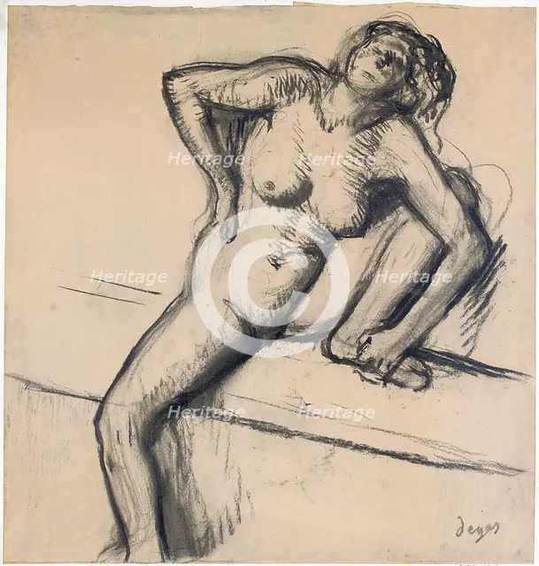 Nu, End 1890s. Artist: Degas, Edgar (1834-1917)