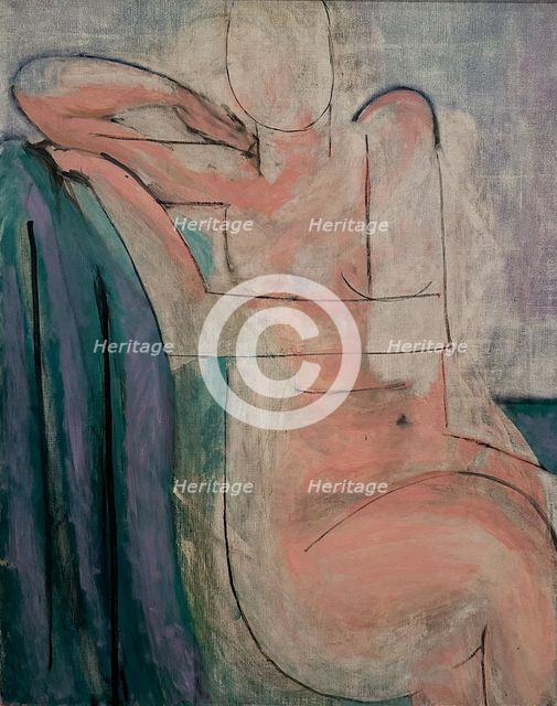 Nu rose assis (Seated Pink Nude), 1935-1936. Creator: Matisse, Henri (1869-1954).